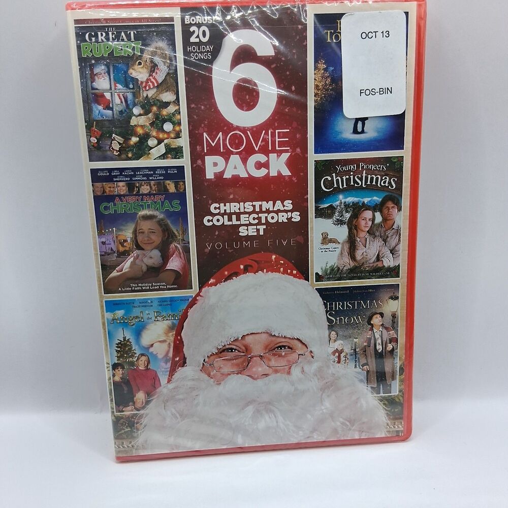 Christmas Collector's Set Volume 5 DVD New Sealed 6 Movie Pack 20 Songs